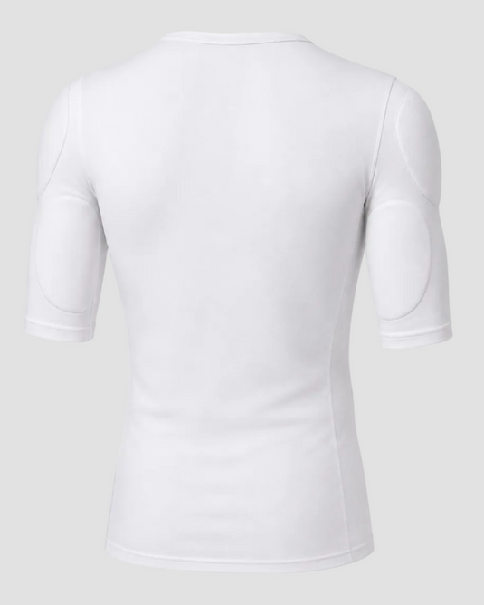 Muscle Shape V-Neck Tee – White