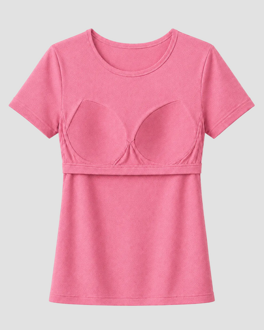 Bra Tee - Pink