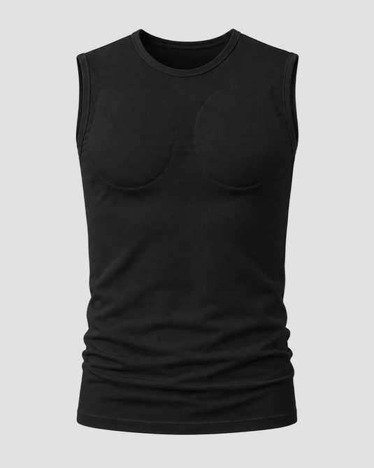 Muscle Shape Vest  –  Black