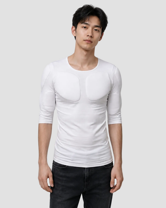 Muscle Shape Tee - White