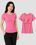 Bra Tee - Pink