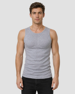 Muscle Shape Vest  –  Grey