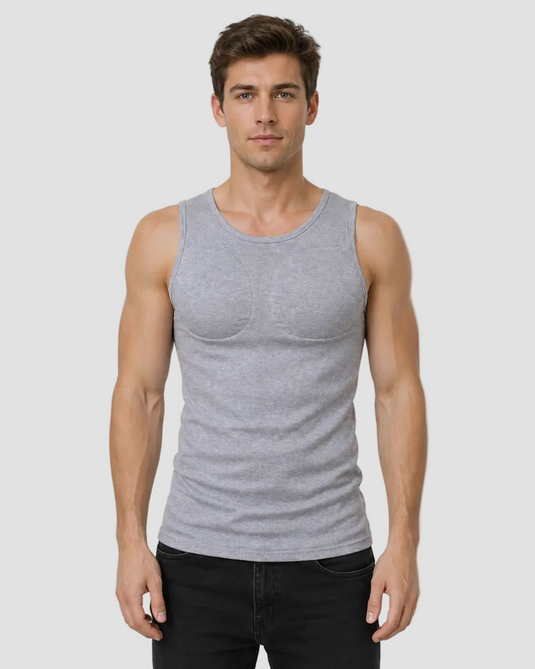 Muscle Shape Vest  –  Grey