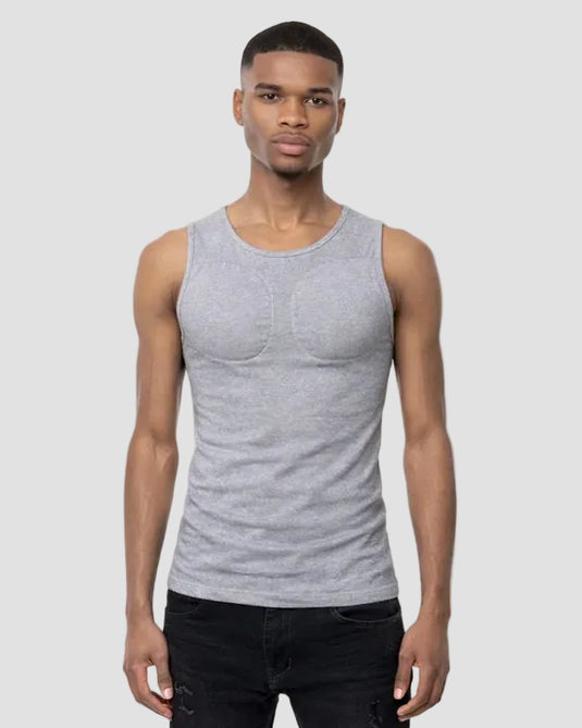 Muscle Shape Vest  –  Grey