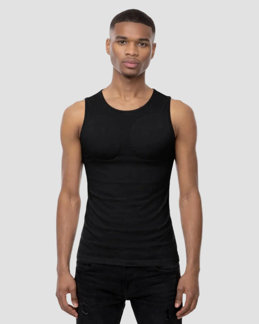 Muscle Shape Vest  –  Black
