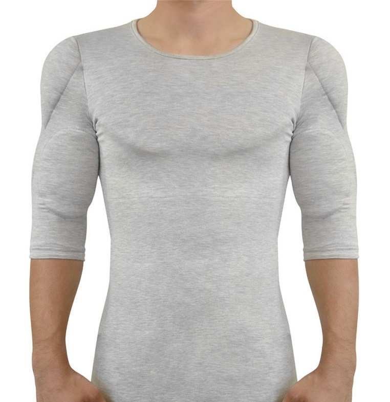 Padded Muscle Shirt (Grey)