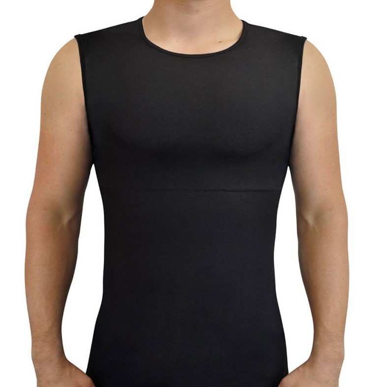 Padded Muscle Shirt - Sleeveless (Black)